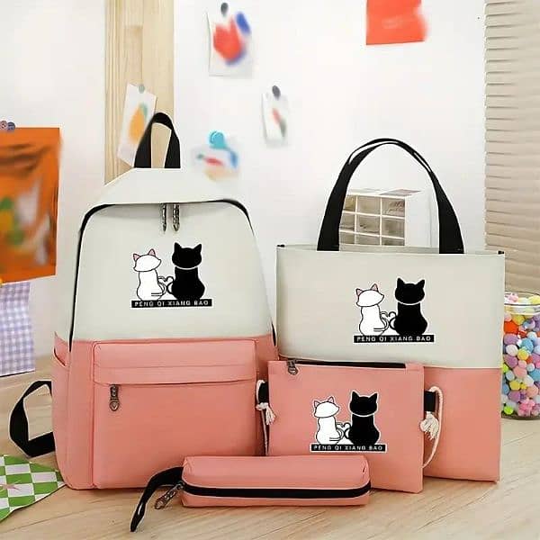 multi-purpose backpack set with 4 pcs _stylish and functional 10