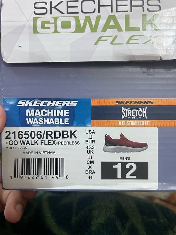 Skechers - GO WALK FLEX Slip-On Red Men Shoes 100% Original 2