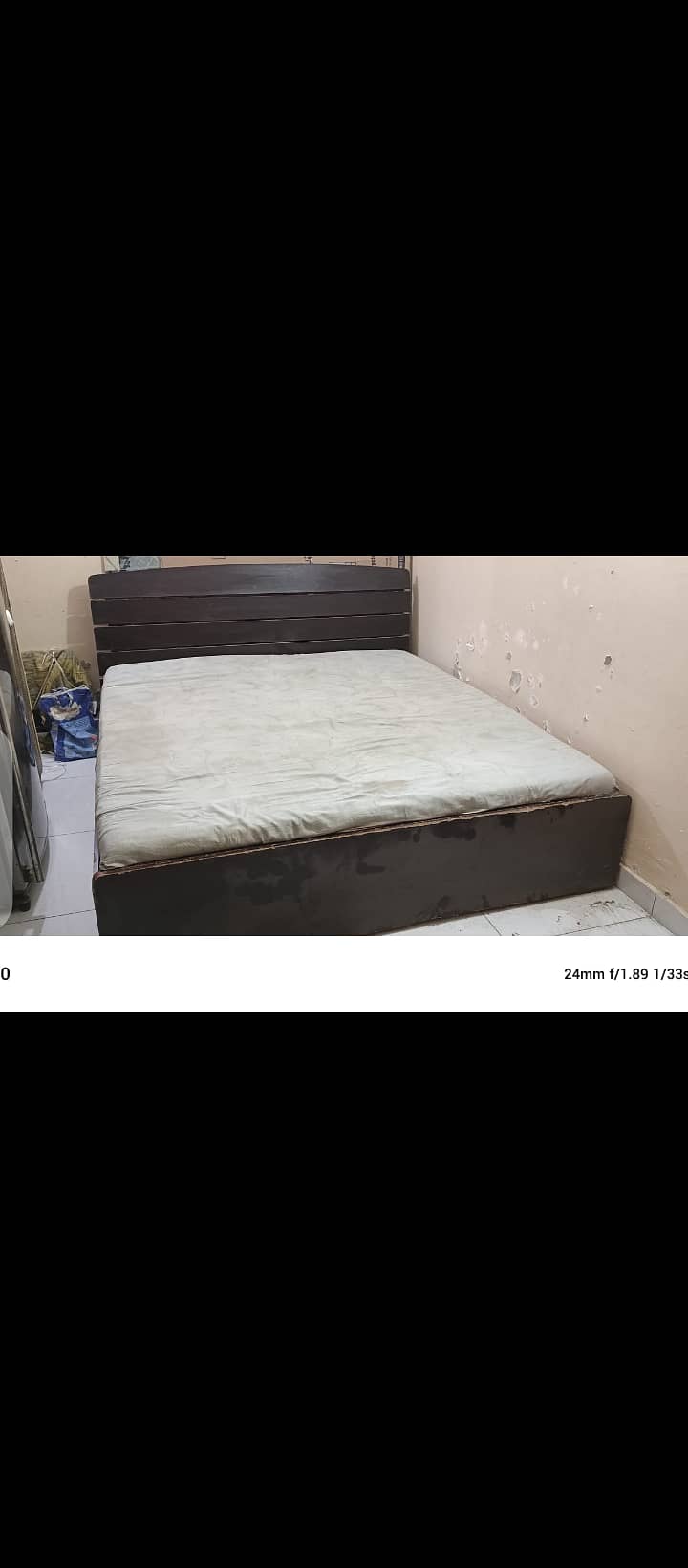 Bed with mattress 3