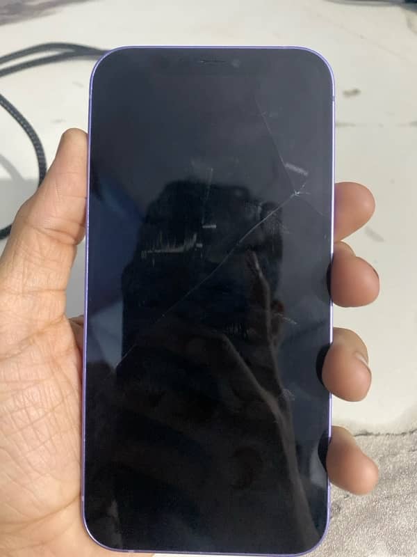 I phone 12 purple colour ( condition 12/10 ) 1