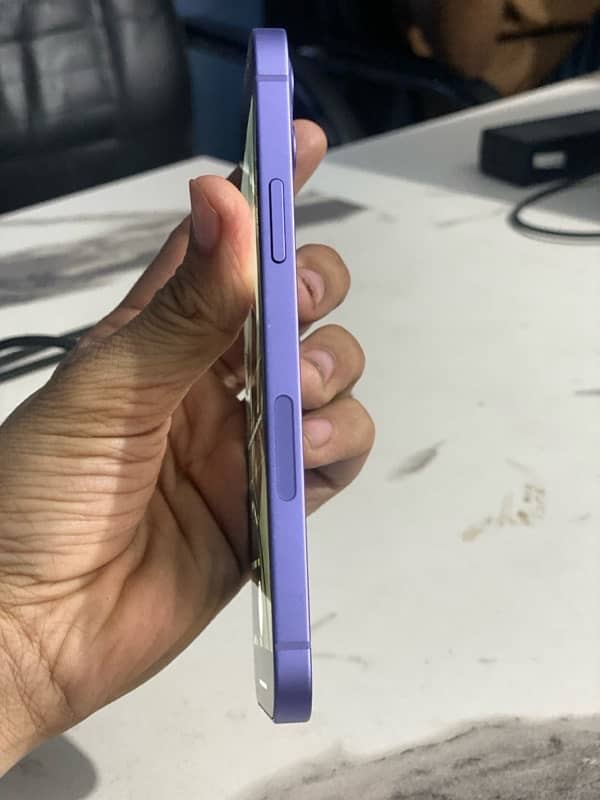 I phone 12 purple colour ( condition 12/10 ) 9