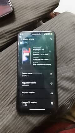 (OnePlus 6)  21 thousand urgent for sale