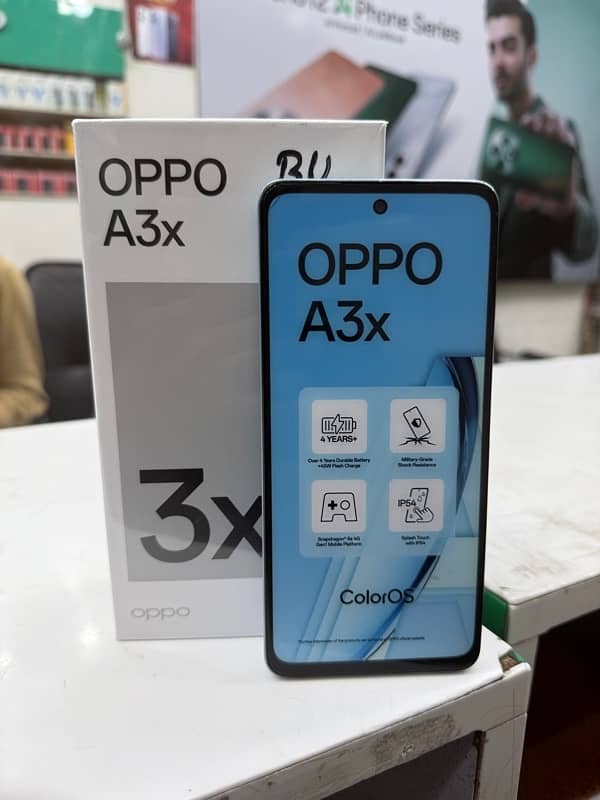 Oppo A3x 4/128 box pack Non Active Company Pack 2