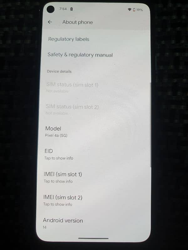 Google pixel 4a 5g 6/128Gb condition 10/9 condition 1