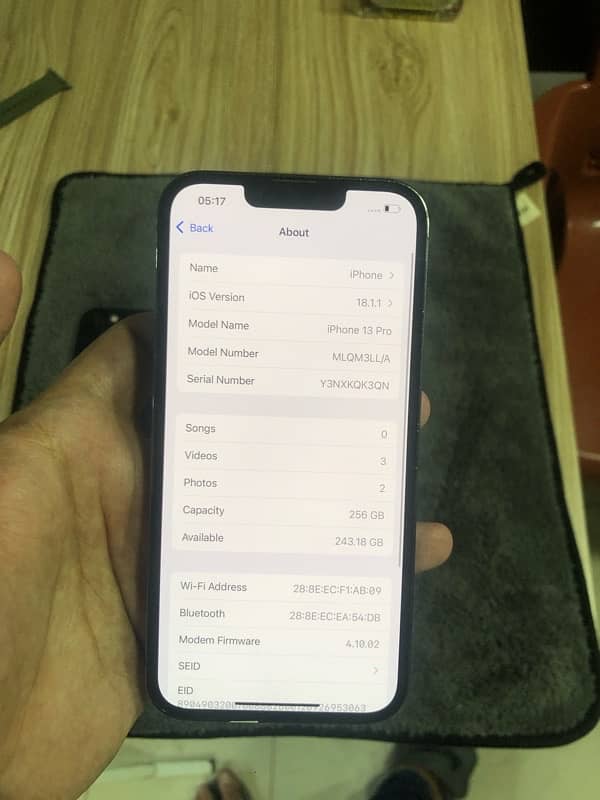 iphone 13 Pro 256Gb JV Non PTA 7