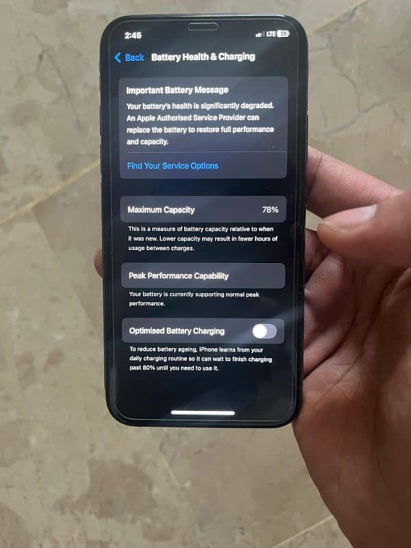 Iphone xs 256 gb  pta approved dual sim 4