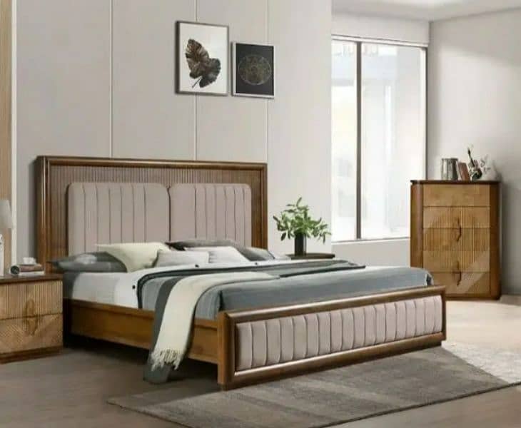 king Size Double Bed set/Bedroom Set/Bed set/03019225195 2