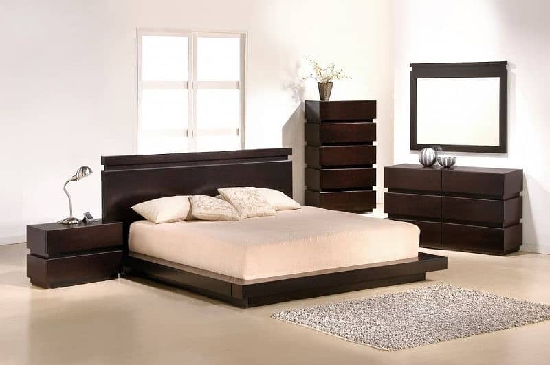 king Size Double Bed set/Bedroom Set/Bed set/03019225195 12