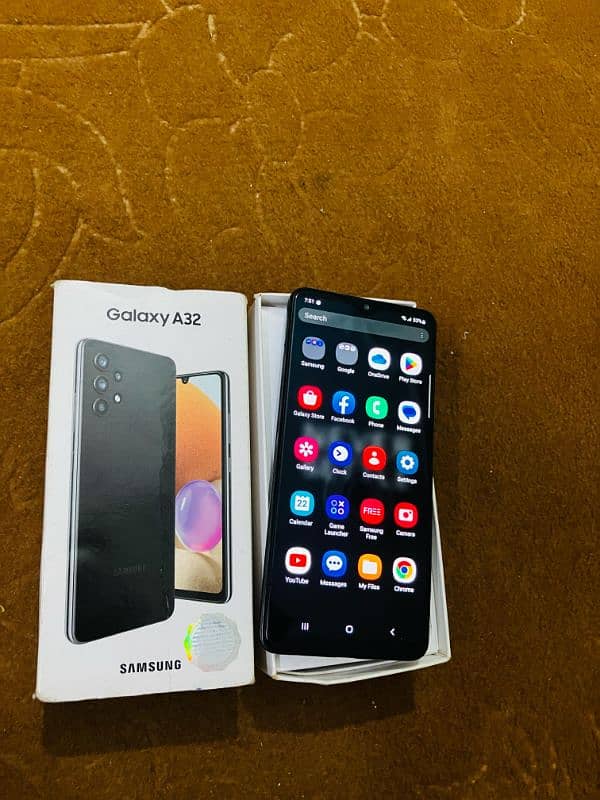 Samsung galaxy a32 6/128 with box pta official approved 3