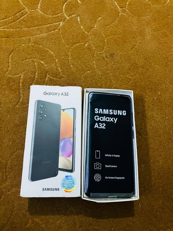 Samsung galaxy a32 6/128 with box pta official approved 10