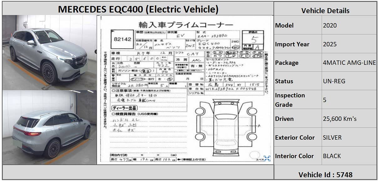 Mercedes EQC-400 2020 AMG-LINE 0