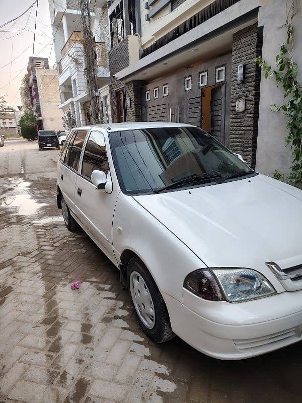 Suzuki Cultus VXR 2014 white colour Sindh registered is Up 4 sale 1