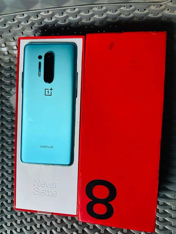 OnePlus 8 pro 12/256 GB official PTA with Box 0