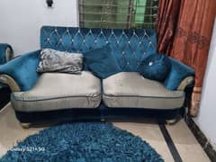 Branded 5 seat sofa set with mat