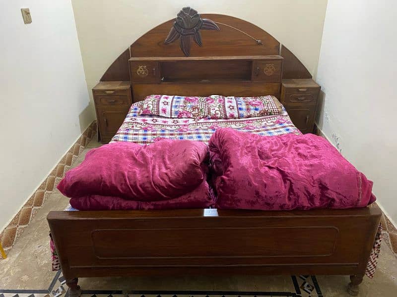 double bed with side tables 3