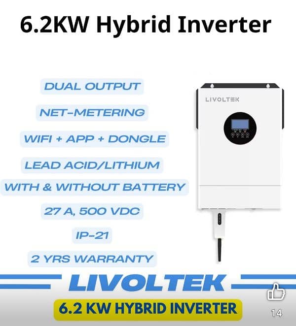 LIVOLTEK 6.2kw 0