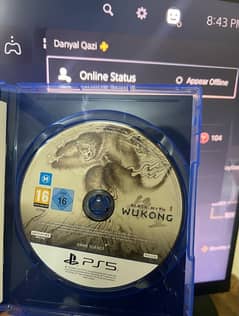 Black Myth Wukong disc for PS5