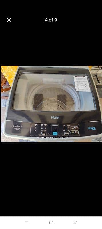 Haier Automatic Washing machine fully Auto 2