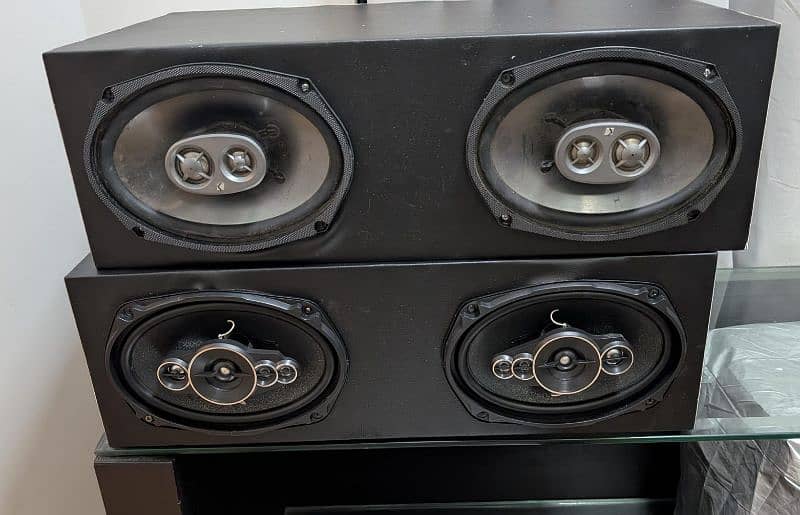 4 Ch Amplifier | JVC Woofer(10inch) | 4 Speakers 3