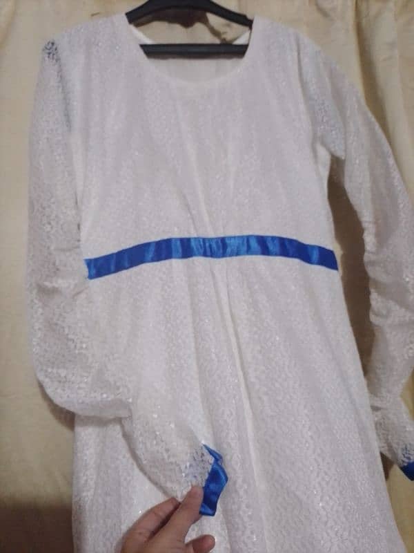 BRANDED Beautiful long Maxi WHITE 3