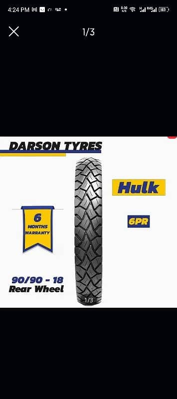 90.90. 18 tubeless darson hulk bikes tube less tyres 3