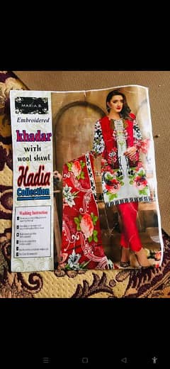 3 pcs suit khaddar