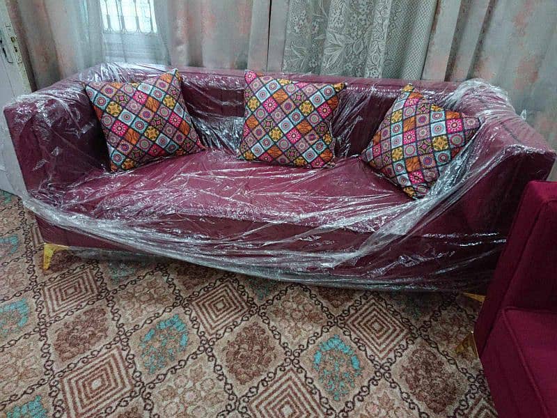 Sofa Set 7 Seater Velvet 3