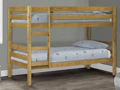 pure wood bunk bed for sale