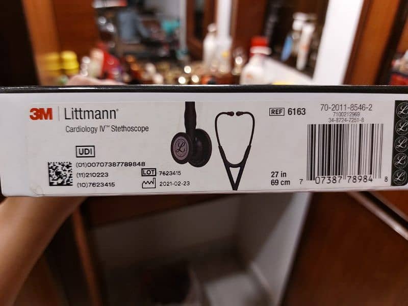 Original Littmann cardiac lV stethoscope black 0