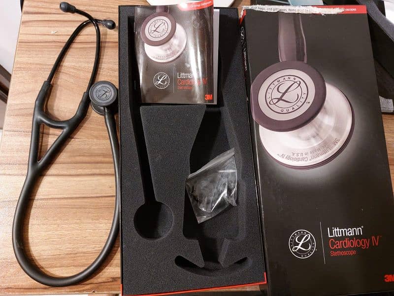 Original Littmann cardiac lV stethoscope black 1