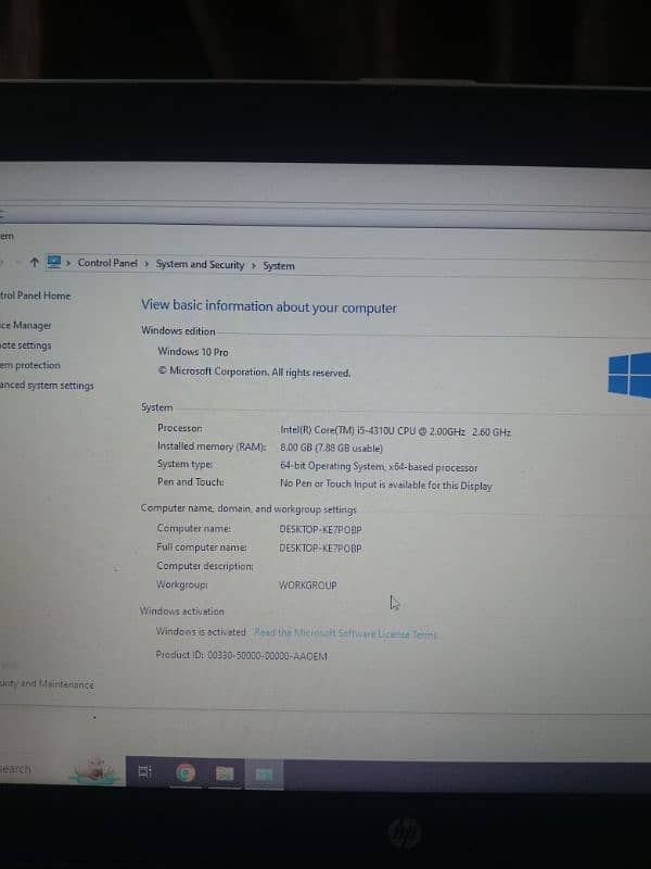 Hp folio 9480m Core i5 4th gen for sale 4