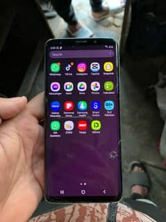 Samsung galaxy S9 plus 4/64 pta approved box Sat What app 03291185344