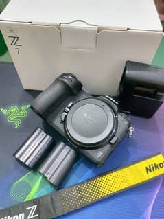 Nikon Z7 body with 120 gb Sony XQD