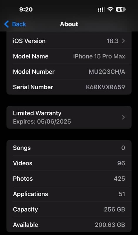 Iphone 15 pro max Dual Physical  Sim PTA Approved 8