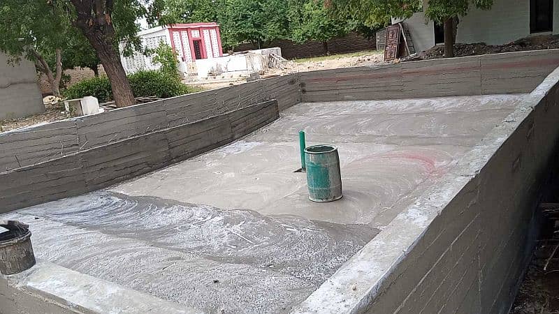 Swimming pool Waterproofing, moisture control, Walls Seepage treatment 10