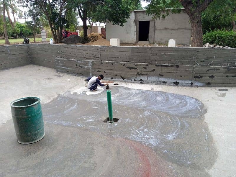 Swimming pool Waterproofing, moisture control, Walls Seepage treatment 14