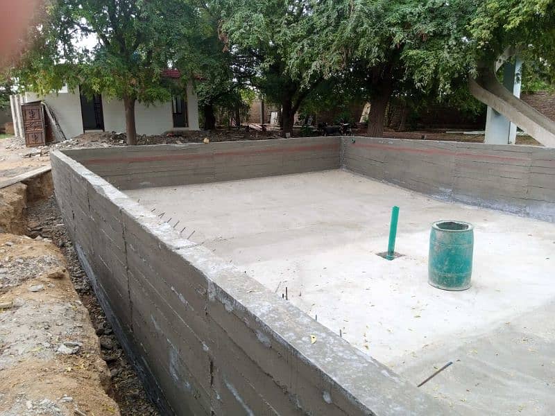 Swimming pool Waterproofing, moisture control, Walls Seepage treatment 16