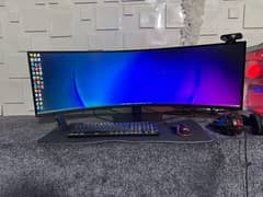 Samsung Odyssey G9 49 inches with 1000R Curved Display