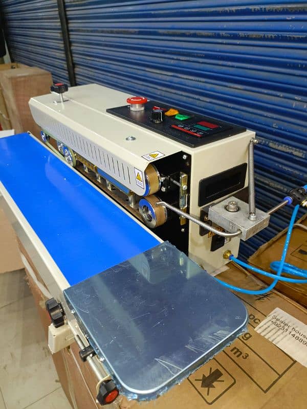 Continuous Band Sealer Machine | Plastic bag, pouch sealing packing 2