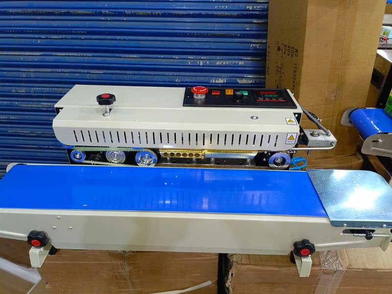 Continuous Band Sealer Machine | Plastic bag, pouch sealing packing 4