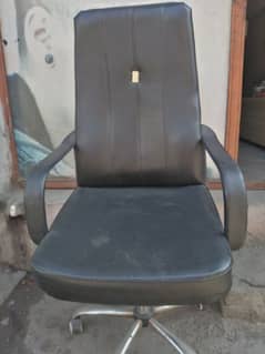 black office chair