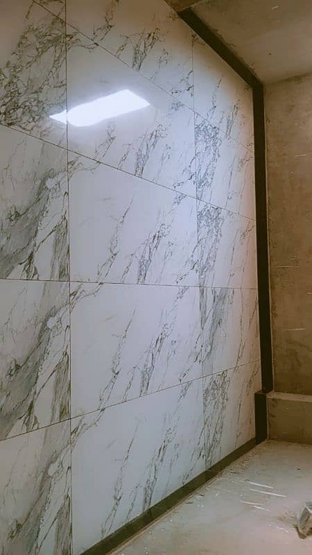 marble tile and chips fixing and polish 1