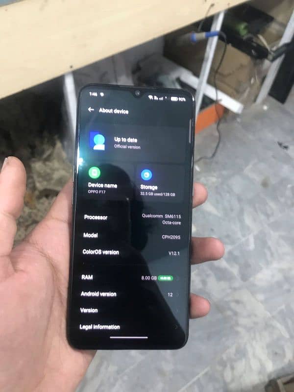 Oppo f17 8+5/128 GB 4