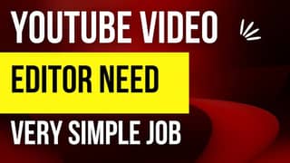 video editor required for our Products advertisment