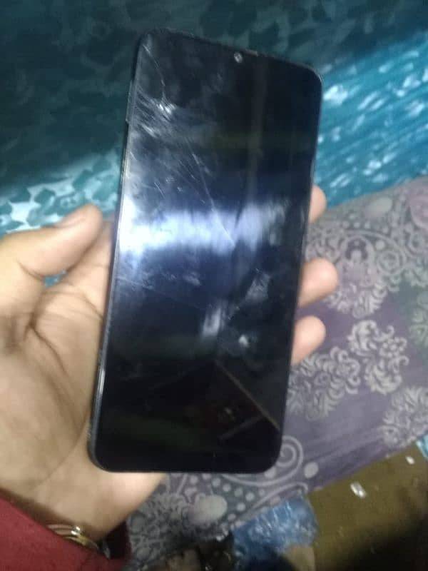 infinix hot 8 lite just glass crack 0