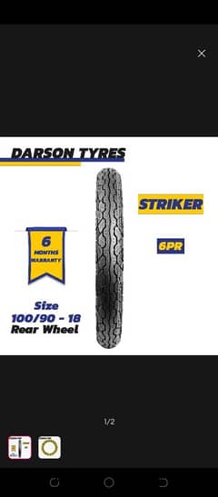 100.90. 18 darson striker bikes with tube tyres