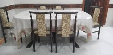 6 Seater Wooden Dining Table