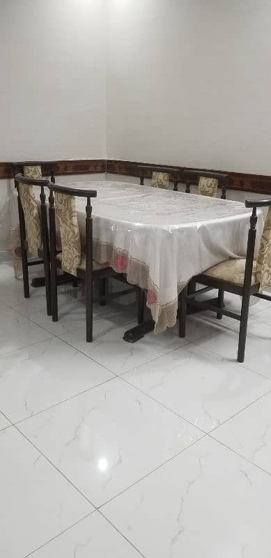 6 Seater Wooden Dining Table 1