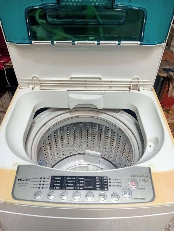 haier fully auto matic  original condition washing machine 1