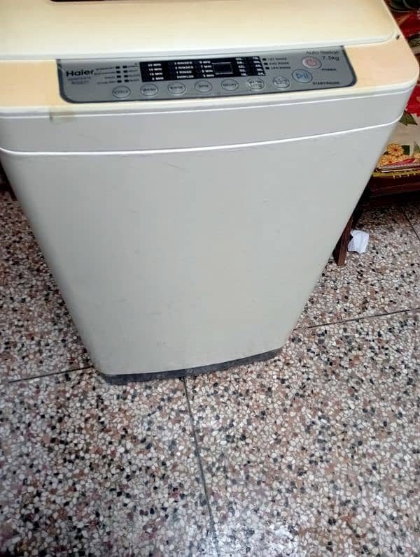 haier fully auto matic  original condition washing machine 6